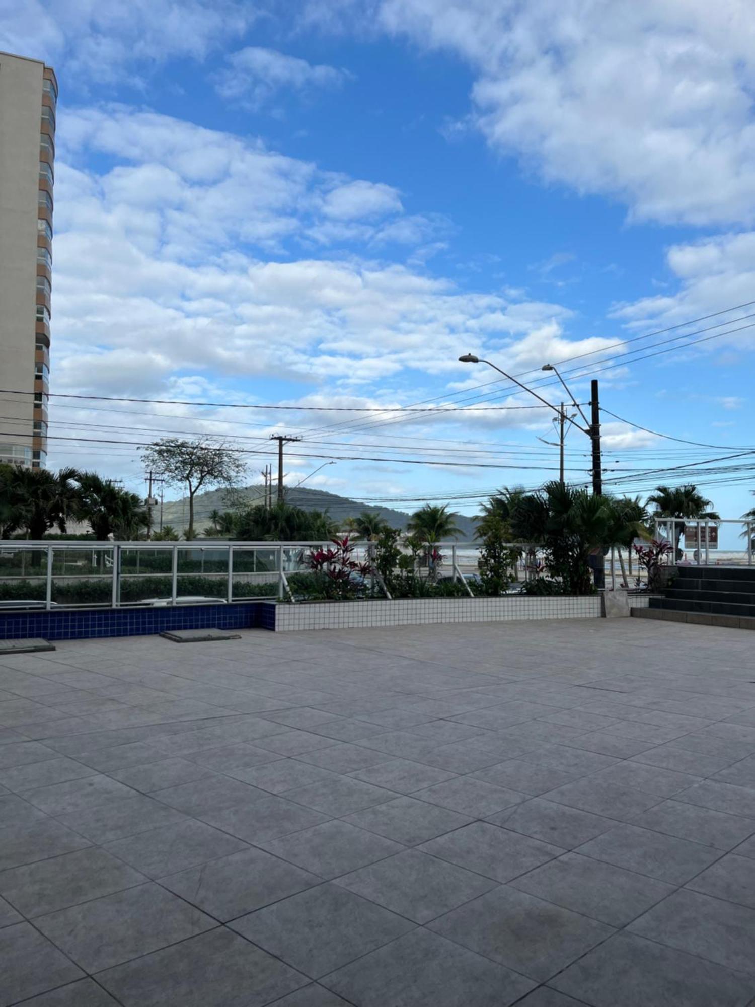 Apartamento Vista Para Praia Praia Grande  Bagian luar foto